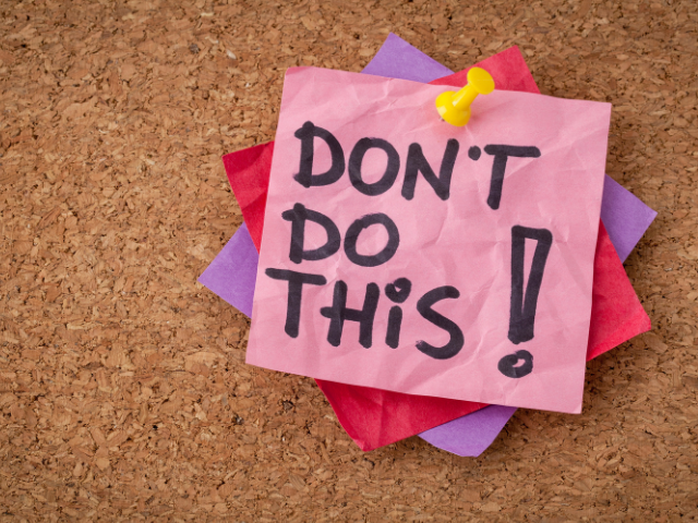 Don't Do It