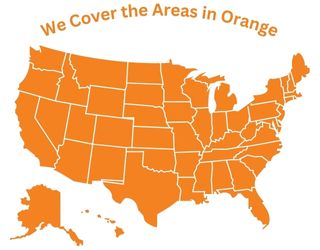 GCG Map Of Coverage GCG covers the entire United States