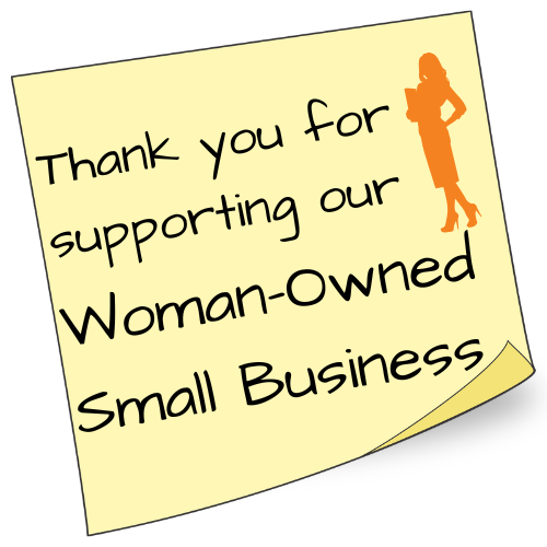 Woman Owned Small Business Logo - Shadow Thank you for supporting our woman-owned small business